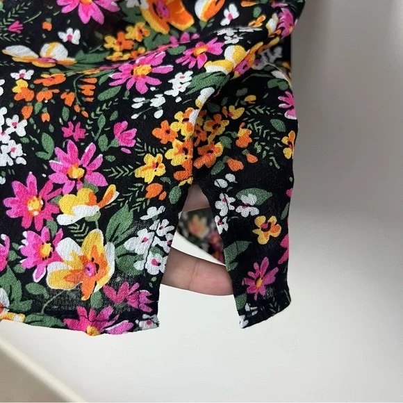 Cynthia Rowley Floral Top Cami Singlet Tank Multicoloured Flower Summer Size S - Picture 4 of 8